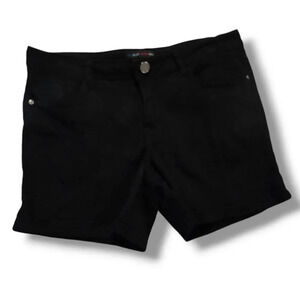 Red Blue Denim Juniors black Denim shorts  - size 9/29​